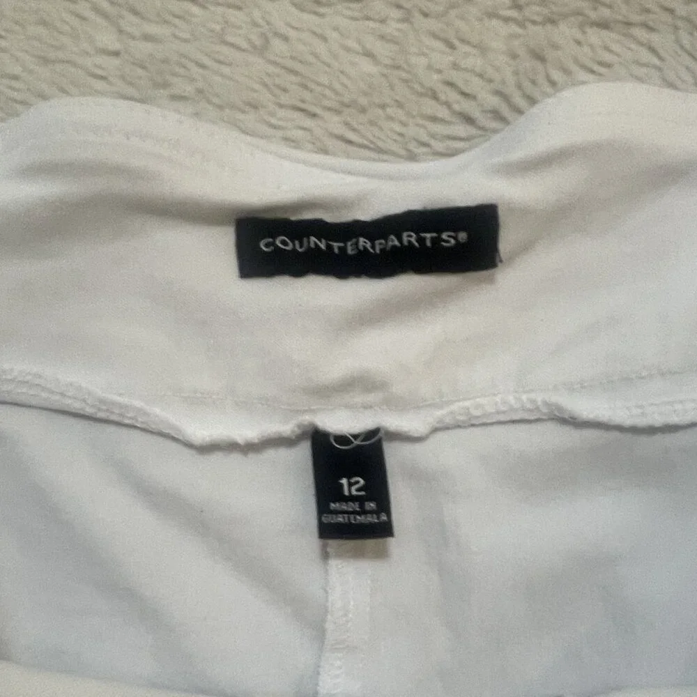 Counterparts white business casual pants - size 12 - Picture 2 of 3